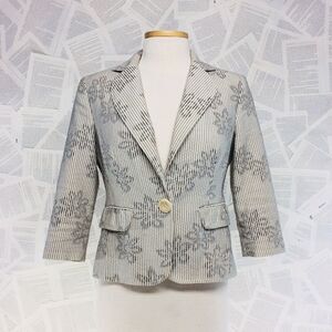 Taylor B. Moss Blazer Office Business 3/4 Sleeve